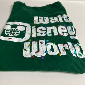 Disney Green T-Shirt with Colorful Lights